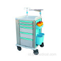 Perabotan Rumah Sakit Medical Cart ABS Trolley Darurat